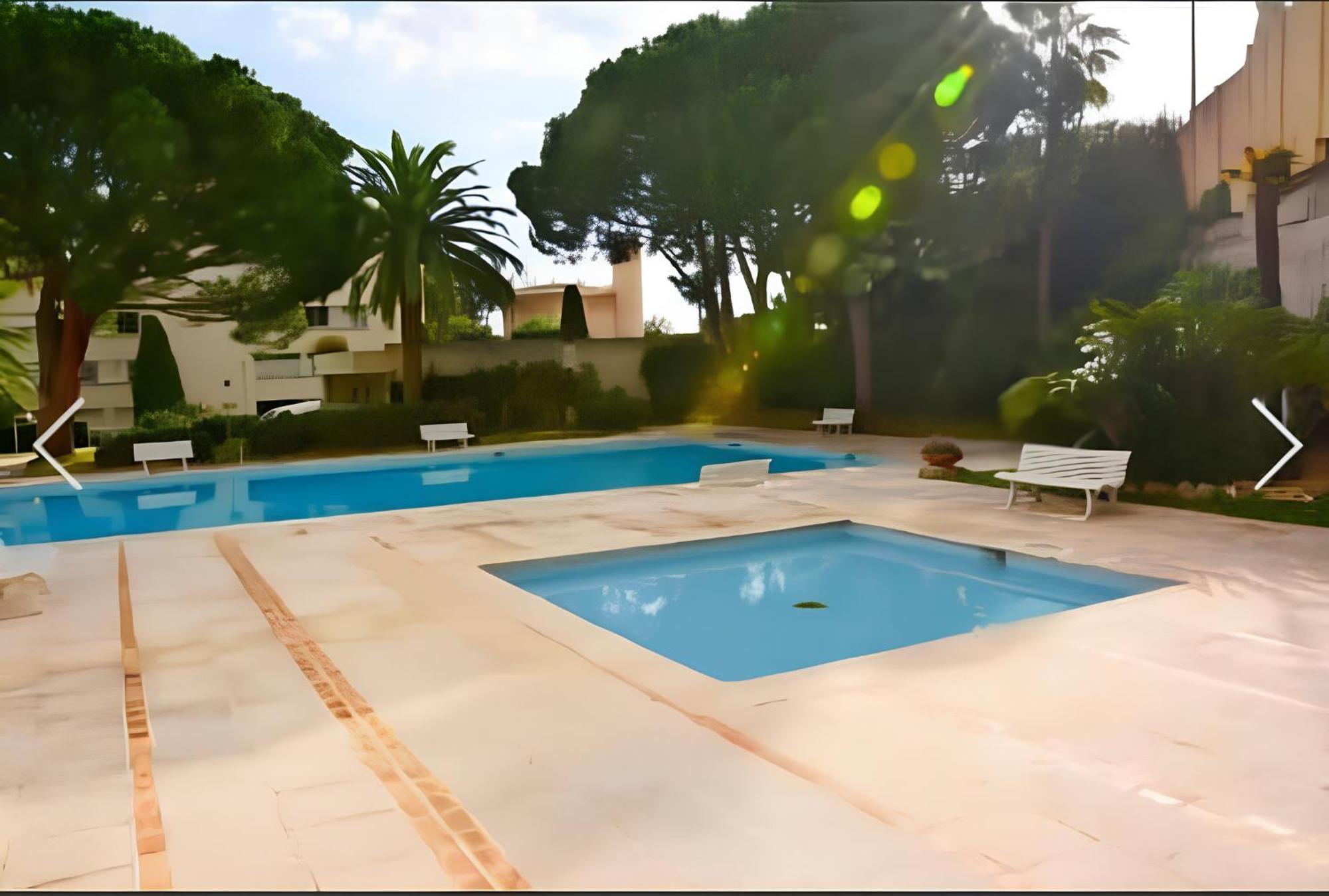 GOLFE JUAN Studio dans résidence avec piscine Vallauris Extérieur photo